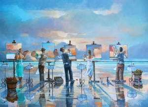 Painting Up a Storm People By Anatolian