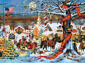 Holiday Collection - Small Town Christmas DUPE Christmas Jigsaw Puzzle By Buffalo Games