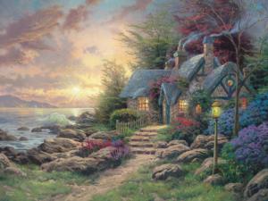 Seaside Hideaway Cabin & Cottage Jigsaw Puzzle By Ceaco