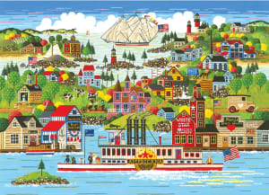 Home Country  - The Americana Folk Art By RoseArt