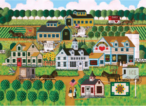 Home Country  - Yankee Seed Co. Folk Art By RoseArt