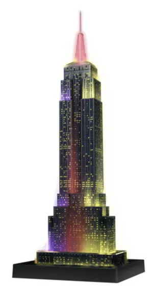 Empire State Building - Night Edition 3D New York By Ravensburger
