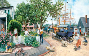 Rivertown Nostalgic & Retro By GoodWay Puzzles