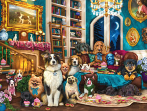 Dog Days: Dogs in the Library Books & Reading By Buffalo Games