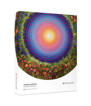 Justin Lovato: Flower Mandala Pattern & Geometric By Pomegranate