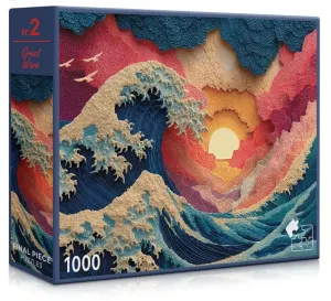 Great Wave Landscape By Final Piece Puzzles