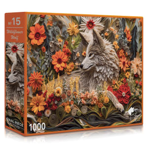 Wildflower Wolf Flower & Garden By Final Piece Puzzles