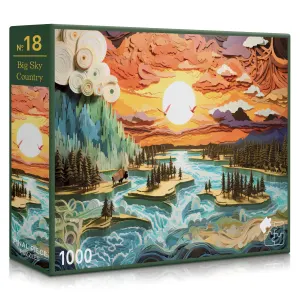 Big Sky Country Sunrise & Sunset By Final Piece Puzzles