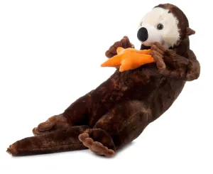 Jumbo Sea Otter and Starfish 18" By Zoologee