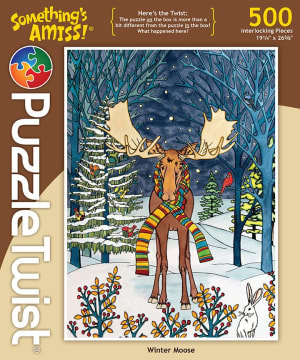 Winter Moose Landmarks & Monuments By PuzzleTwist
