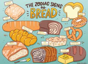 Bread Zodiac - Space Saver Puzzle Food and Drink Jigsaw Puzzle By Ceaco