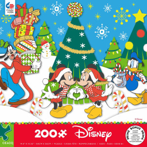 Mickey & Minnie Holiday Love Christmas By Ceaco