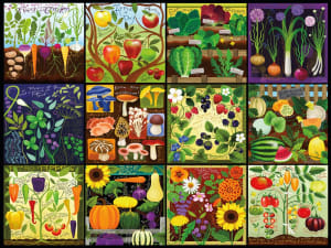 Colorful Harvest Collage By Ceaco