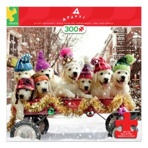 Avanti Puppies In A Wagon Christmas By Ceaco