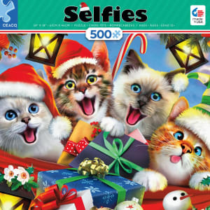 Holiday Cats Selfies Christmas By Ceaco