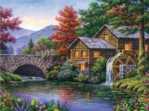 The Watermill Landscape Jigsaw Puzzle By Ceaco