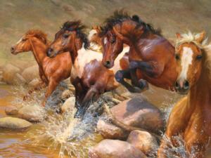 Wild Wild Horses Horse Jigsaw Puzzle By Ceaco