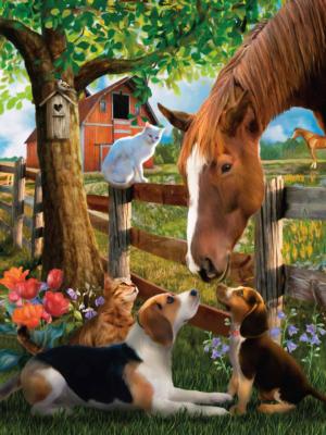 Making Friends Farm Animal Jigsaw Puzzle By Ceaco