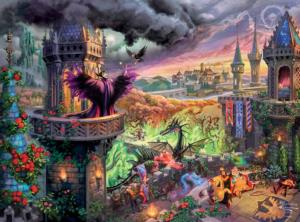 Silver: Maleficent Disney Villain Jigsaw Puzzle By Buffalo Games