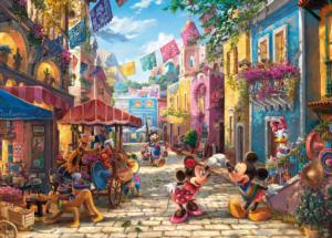 Mickey & Minnie In Mexico Mexico Jigsaw Puzzle By Ceaco