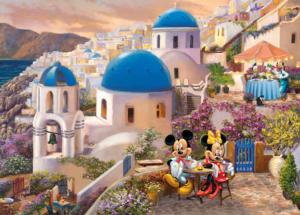 Mickey & Minnie In Greece Disney Jigsaw Puzzle By Ceaco