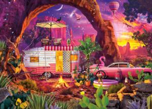 Desert Paradise Camping Jigsaw Puzzle By Ceaco