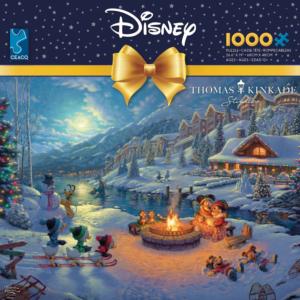 Mickey & Minnie Christmas Lodge Christmas Jigsaw Puzzle By Ceaco