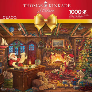 Santa Checking His List Around the House By Ceaco
