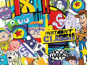 Pixar Grafitti Books & Reading By Ceaco