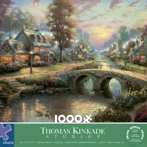 Sunset On Lamplight Lane - Scratch and Dent Cabin & Cottage By Ceaco