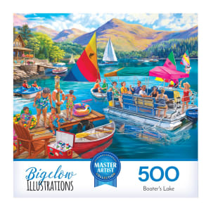 Bigelow Illustrations - Boater's Lake Lakes & Rivers By RoseArt