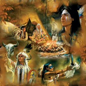 Native American Dreams Collage By SunsOut