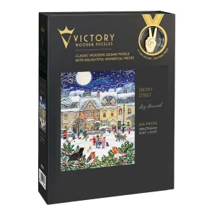 Snowy Street Christmas By Victory Wooden Puzzles, LTD