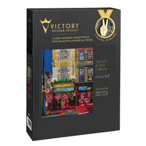 The Dog & Duck - London London & United Kingdom By Victory Wooden Puzzles, LTD