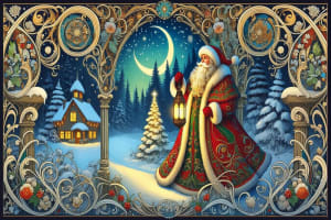 Santa's Silent Watch - Puzzle Warehouse Exclusive Mini puzzle Christmas By Nautilus Puzzles