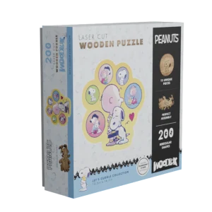 Peanuts Let's Cuddle - Wooden Puzzle Peanuts By Prime 3D Ltd