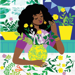 Flower Arrangement People Of Color By Ceaco