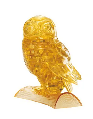 Owl 3D Crystal Puzzle Birds By Bepuzzled