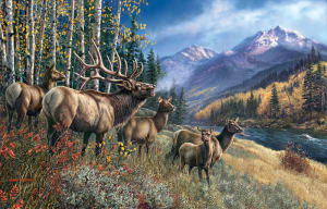 Elk Anthem Forest Animal By SunsOut