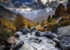 Mountain Stream Lakes & Rivers By Heye