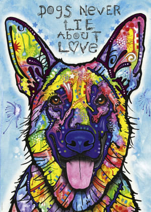 Jolly Pets, Dogs Never Lie Contemporary & Modern Art By Heye