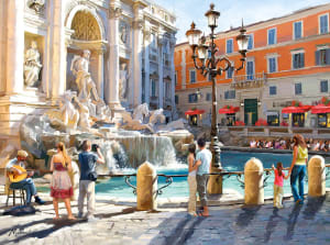 The Trevi Fountain Italy By Castorland