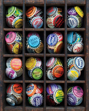 Colorful Caps Pattern & Geometric By Springbok