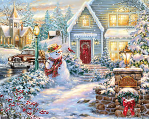 Silent Night Lane Christmas By Springbok