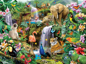 Secret Rainforest Jungle Animals By SunsOut