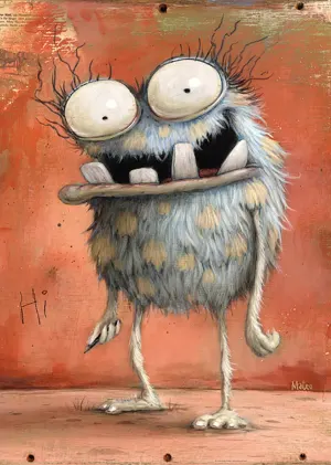 Monsta Hi!, Zozoville Whimsical By Heye
