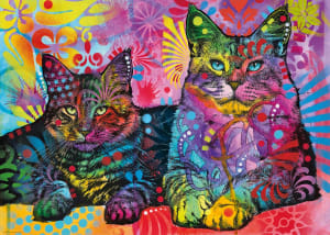 Jolly Pets, Devoted 2 Cats Rainbow & Gradient By Heye