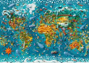 Historical World Map, 8000 Pieces, Educa | Serious Puzzles