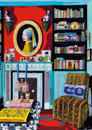 Room With Vermeer Cartoon By Heye