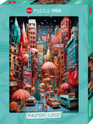 Street Canyon, Paper-Like Skyline By Heye